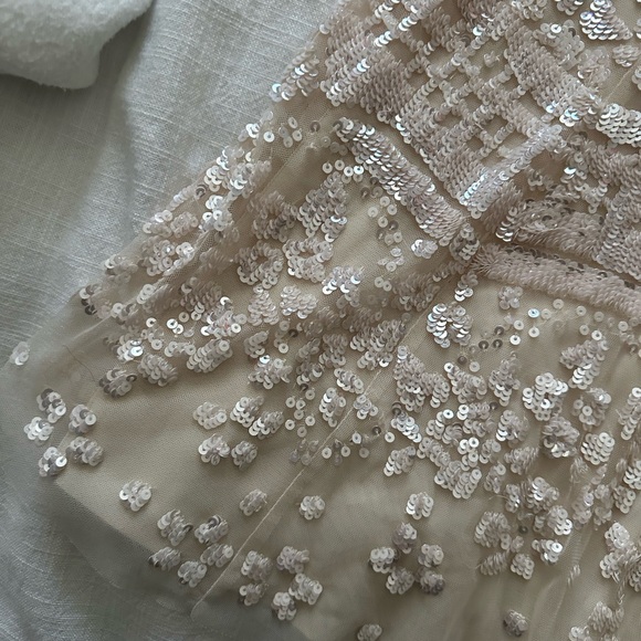 Needle and thread Aurora dress in champagne - Picture 11 of 15